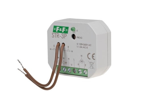 Sterownik rolet do silników AC 100÷265V AC STR-3P F&F