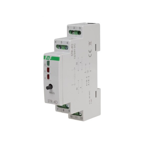Sterownik rolet do silników DC 10÷27V DC STR-4D F&F
