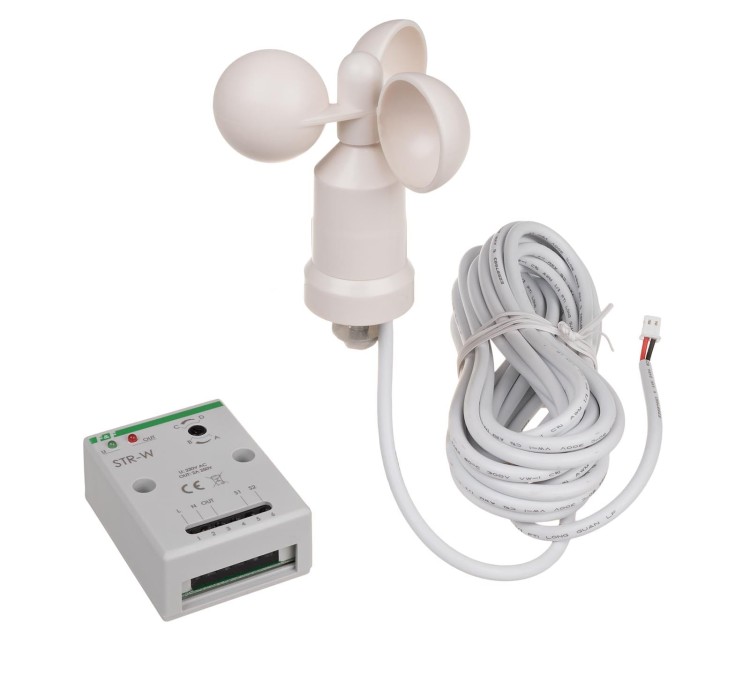 Czujnik siły wiatru zasilanie 100÷265V AC STR-W F&F