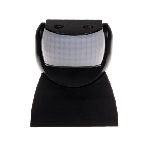 Czujnik ruchu PIR, czarny IP65 DR-04B F&F