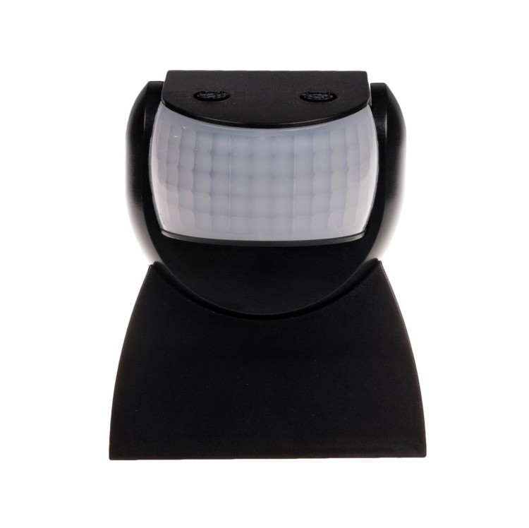 Czujnik ruchu PIR, czarny IP65 DR-04B F&F