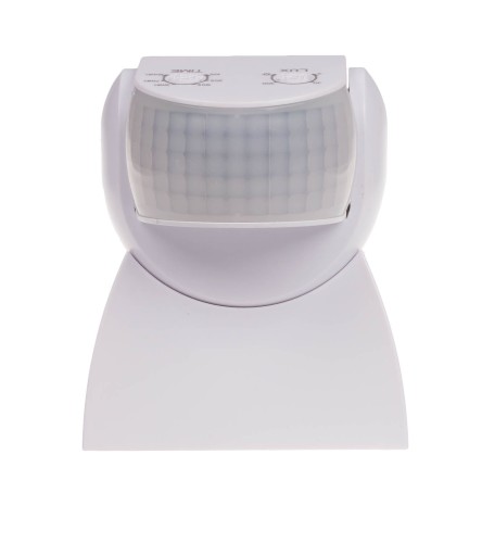 Czujnik ruchu PIR, biały IP65 DR-04W F&F