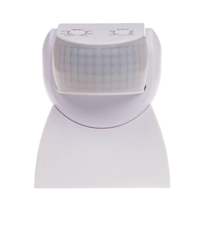 Czujnik ruchu PIR, biały IP65 DR-04W F&F