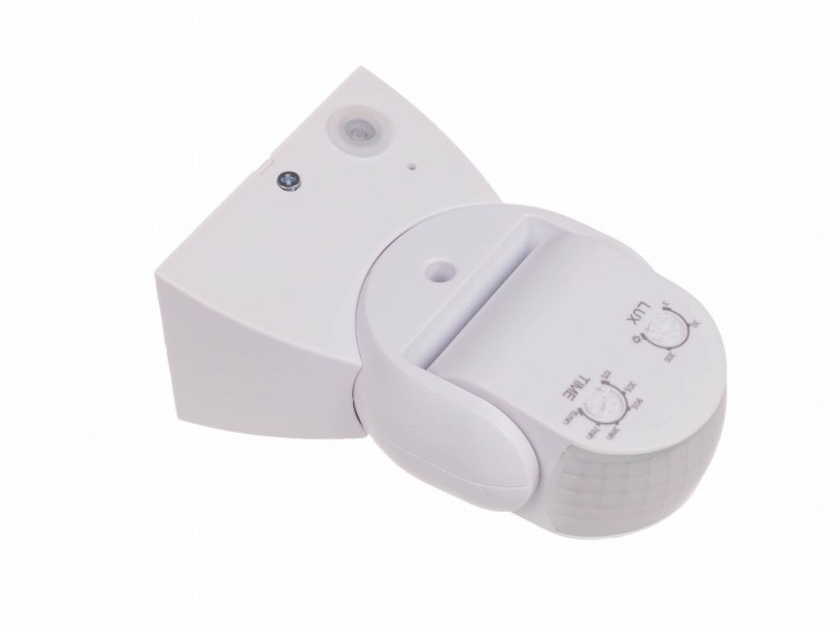 Czujnik ruchu PIR, biały IP65 DR-04W F&F