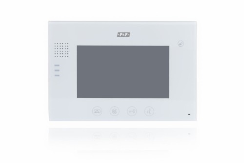 Monitor szklany "nano-glas" biały MK-03W F&F