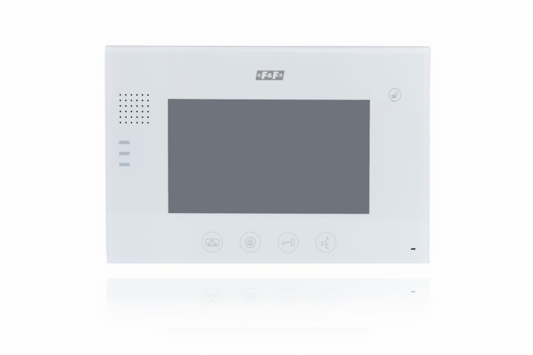Monitor szklany "nano-glas" biały MK-03W F&F