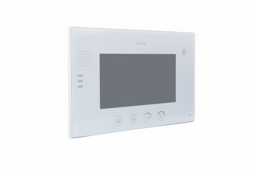 Monitor szklany "nano-glas" biały MK-03W F&F