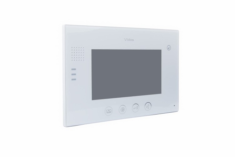 Monitor szklany "nano-glas" biały MK-03W F&F