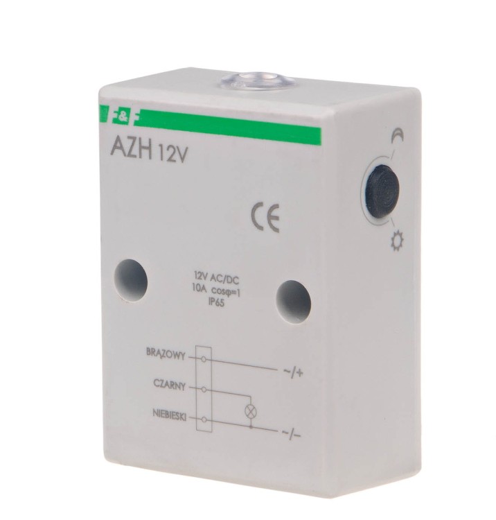 Automat zmierzchowy z wewnętrznym czujnikiem światłoczułym AZH-12V F&F