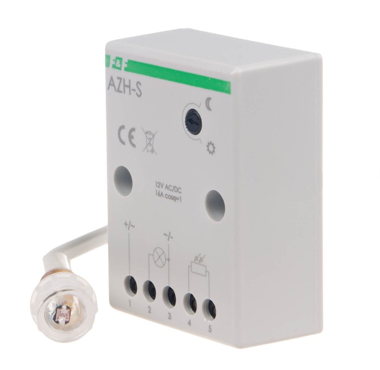 Automat zmierzchowy z zewnętrzną sondą hermetyczną AZ; 12V AZH-S-12V F&F