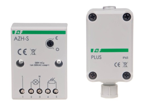 Automat zmierzchowy z zewnętrzną sondą hermetyczną AZ-PLUS AZH-S-PLUS F&F