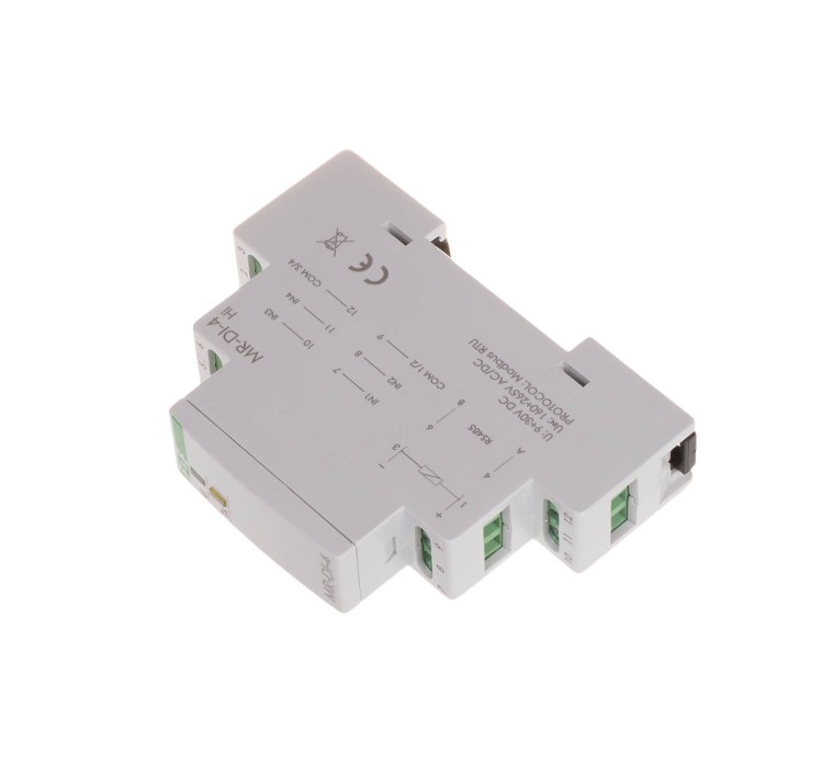 Moduł rozszerzeń wejść cyfrowych, z wyjściem MODBUS RTU, 1 moduł MAX-MR-DI-4HI F&F