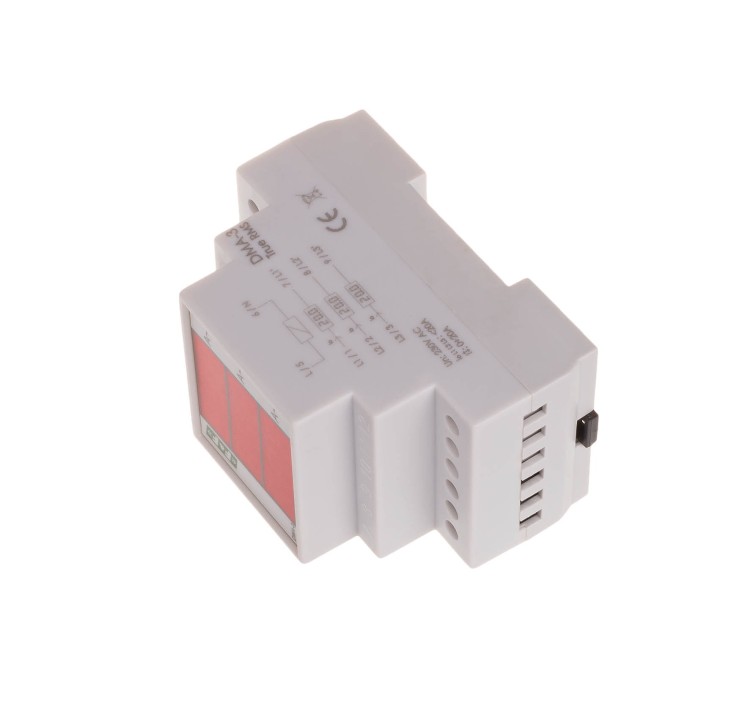 Cyfrowy wskaźnik wartości natężenia prądu, trójfazowy DMA-3 true RMS, pomiar półpośredni 150/5A DMA-3RMS-150-5A F&F