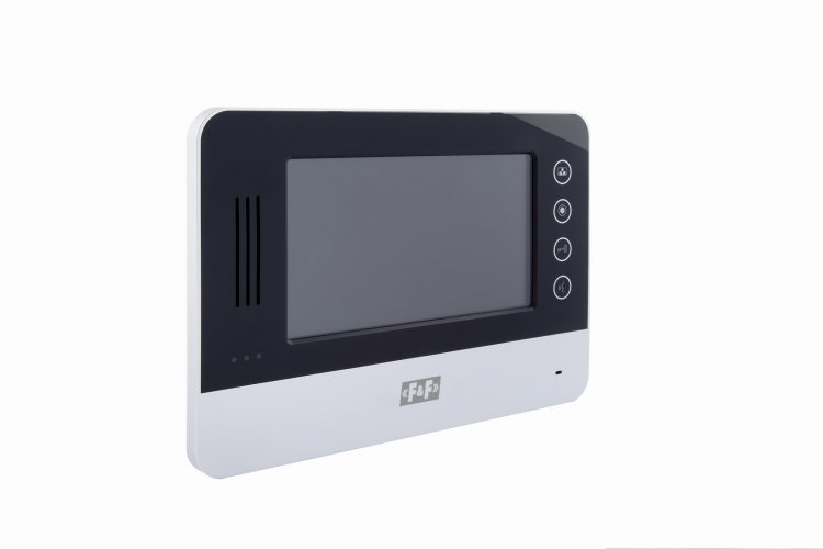 Monitor czarno-srebrny ze sterowanie bramą MK-07 F&F
