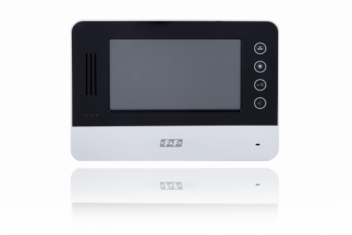 Monitor czarno-srebrny ze sterowanie bramą MK-07 F&F
