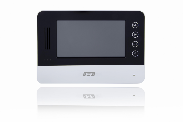 Monitor czarno-srebrny ze sterowanie bramą MK-07 F&F