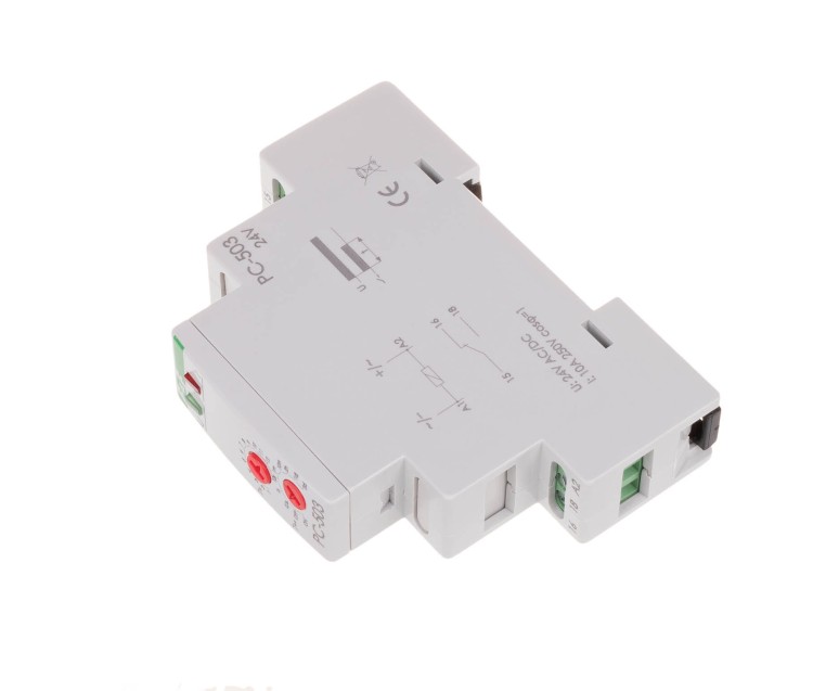 Przekaźnik czasowy awersyjny, styki: 1NO/NC 24V PC-503-24V F&F