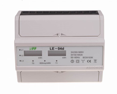 Licznik energii elektrycznej dwutaryfowy LCD LE-04D F&F