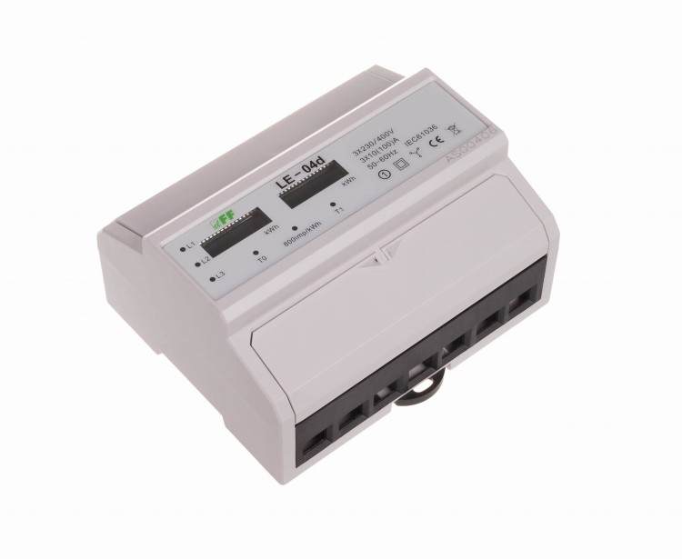 Licznik energii elektrycznej dwutaryfowy LCD LE-04D F&F
