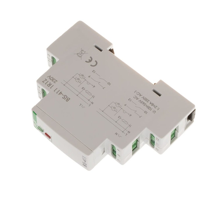 Przekaźnik bistabilny 230V 1R+1Z, montaż na szynie DIN BIS-411-1R1Z F&F