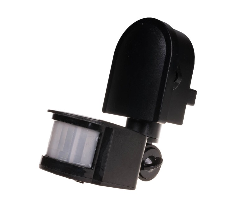 Czujnik detektor ruchu DR-05 czarny 180° , 24V DR-05B-24V F&F