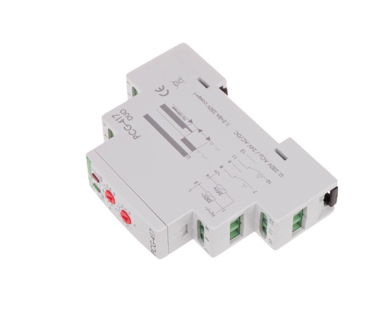 Przekaźnik czasowy PCG-417, styki: 2NO PCG-417DUO F&F