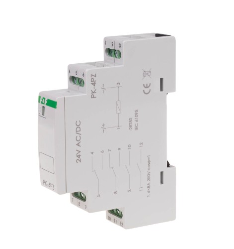 Przekaźnik elektromagnetyczny PK-4PZ 24V PK-4PZ-24V F&F