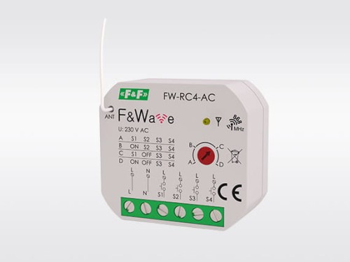 Podtynkowy nadajnik radiowy 230V FW-RC4AC F&F
