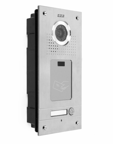 Stacja bramowa wtynkowa z szyfratorem oraz kartą RFID KK-05K F&F