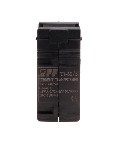 Przekładnik prądowy 60/5A Ø22, kl. 1 TI-60-5 F&F