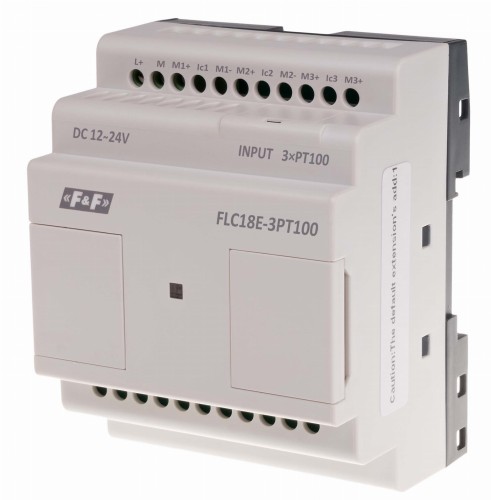 Moduł rozszerzeń dla czujników temp. z 3 wejściami FLC18E-3PT100 F&F