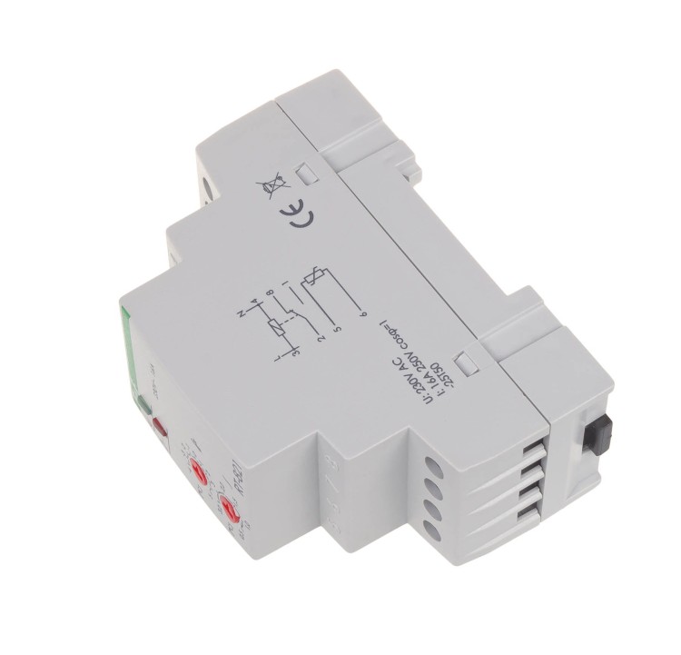 Regulator temperatury - zakres temperatur 30÷60°C - bez sondy montaż na szynie DIN, styk: 1NO/NC 230V AC RT-822B F&F
