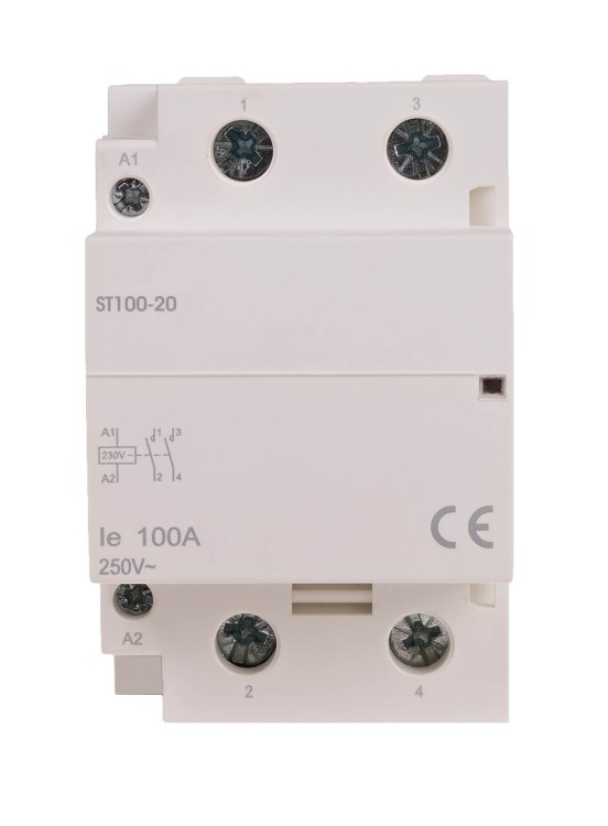 Stycznik 100A, 230V,  styki 2XNO ST100-20 F&F