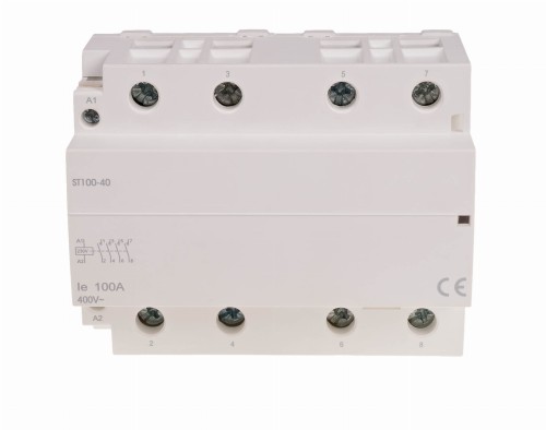 Stycznik 100A, 230V,  styki 4XNO ST100-40 F&F