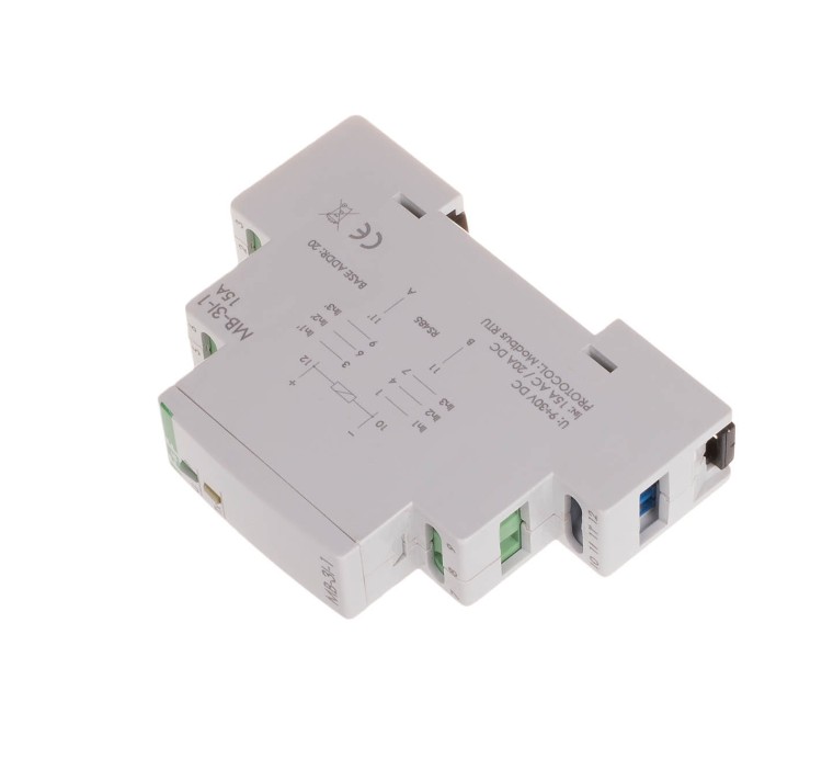 Przetwornik pomiaru natężenia prądu, trójfazowy, z wyjściem MODBUS RTU MAX-MB-3I-1-5A F&F