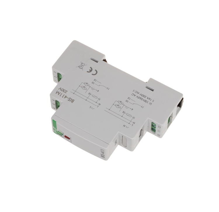 Przekaźnik bistabilny z pamięcią, montaż na szynie DIN, 230V BIS-411M F&F