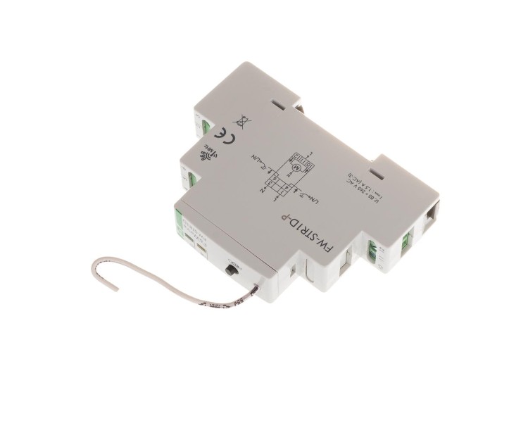 Radiowy sterownik rolet 230V- montaż DIN 85÷265V AC/DC, multifunkcyjny, na szynę DIN FW-STR1D-P F&F