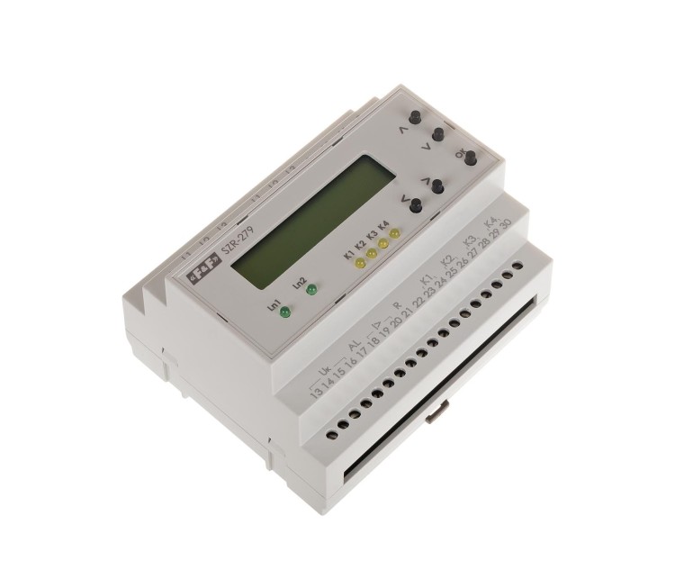 Sterownik załączania rezerwy, sieć 3 i 4-przewodowa, 24÷230V AC, trzyliniowy SZR-279 F&F