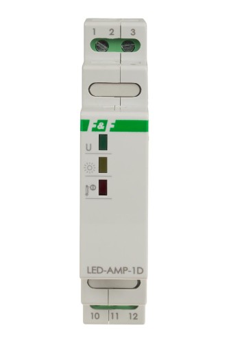 Wzmacniacz sygnału zasilającego do oświetlenia LED na szynę DIN LED-AMP-1D F&F