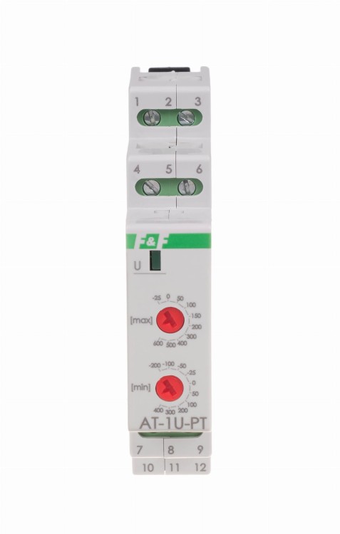 Przetwornik temperatury z wyjściem napięciowym 0÷10 V (AT-1U-PT) Max-AT-1U-PT F&F