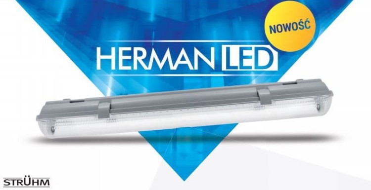 Oprawa Hermetyczna Oświetleniowa EMPTY 120cm 2xT8LED 2x36W IP65 Klosz 02929 Struhm Ideus zewnętrzna i wewnętrzna przemysłowa do garażu