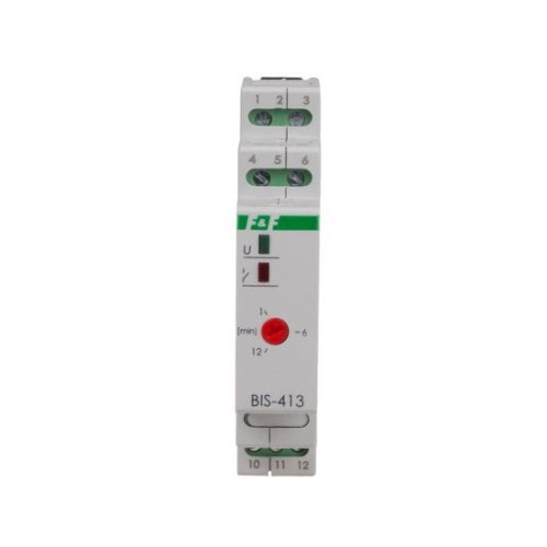 Przekaźnik bistabilny z wyłącznikiem czasowym z pamięcią na szynę DIN, 160A/20ms BIS-413M-LED F&F