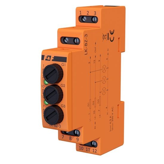 Zestaw WI-MEF-3-200A Wi-Fi + zabezpieczenie LK-BZ-3 WI-MEF-3-200SET F&F FOX