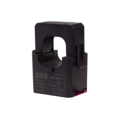 Miniaturowy przekładnik prądowy z otwieranym rdzeniem 500-5A kl.1 TOM-500-5 F&F