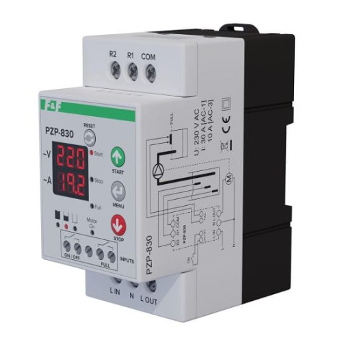 Przekaźnik kontroli pompy głębinowej PZP-830 PZP-830 F&F