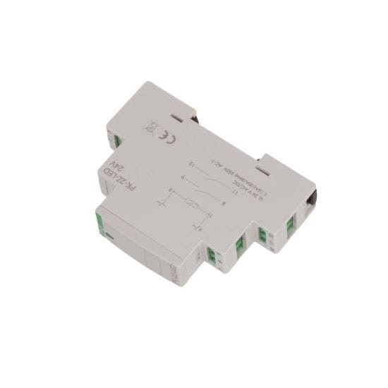 Przekaźnik elektromagnetyczny PK-1P 24 V, styk 2 x NO 16 A, Inrush 120A/20ms PK-2Z-LED-24V F&F
