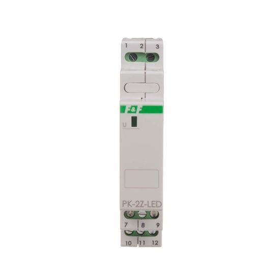 Przekaźnik elektromagnetyczny PK-1P 230 V, styk2 x NO 16 A, Inrush 120A/20ms PK-2Z-LED-230V F&F