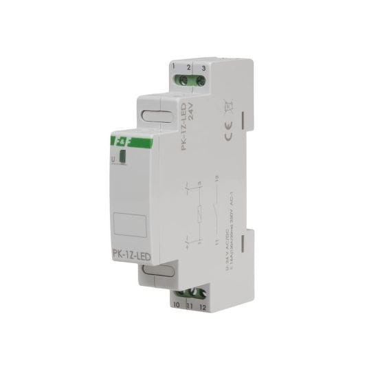 Przekaźnik elektromagnetyczny PK-1Z-LED-24V, styk 1 x NO 16 A, Inrush 120A/20ms PK-1Z-LED-24V F&F