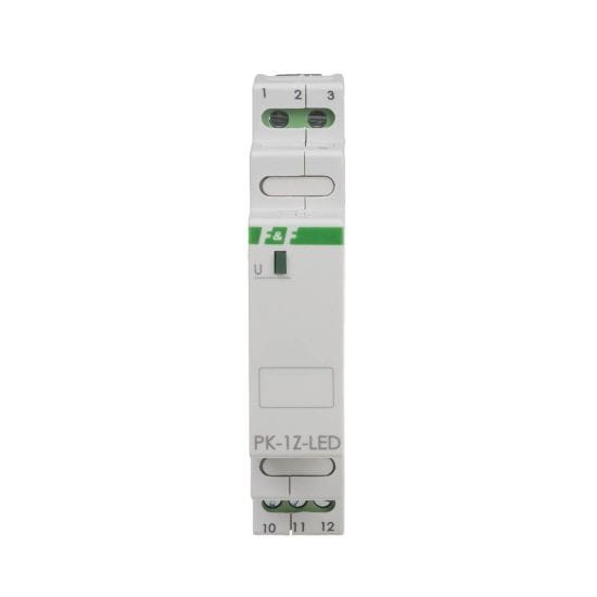 Przekaźnik elektromagnetyczny PK-1Z-LED-24V, styk 1 x NO 16 A, Inrush 120A/20ms PK-1Z-LED-24V F&F