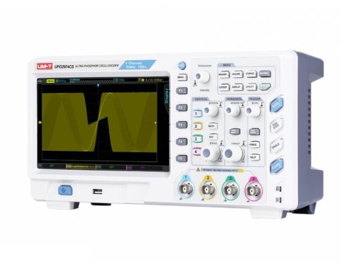 Oscyloskop 4 kanałowy UPO2074CS UNI-T 4x70 MHz z wyświetlaczem TFT LCD wykonanym w technologii Ultra PHOSPHOR Profesjonalny czterokanałowy